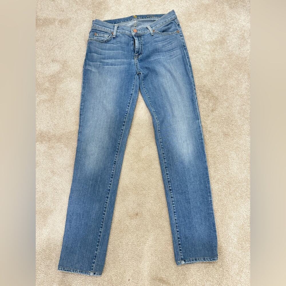 DL 1961 cigarette leg, medium wash jeans, size 29